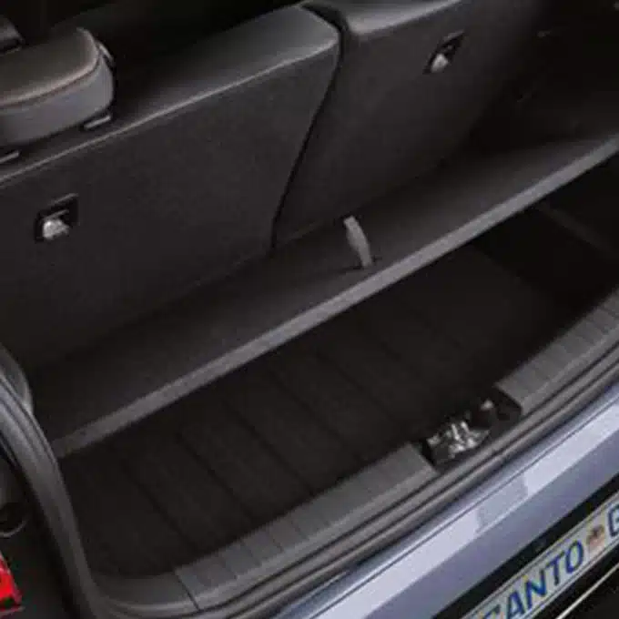 Kia Picanto dual-level luggage board and concealed storage space