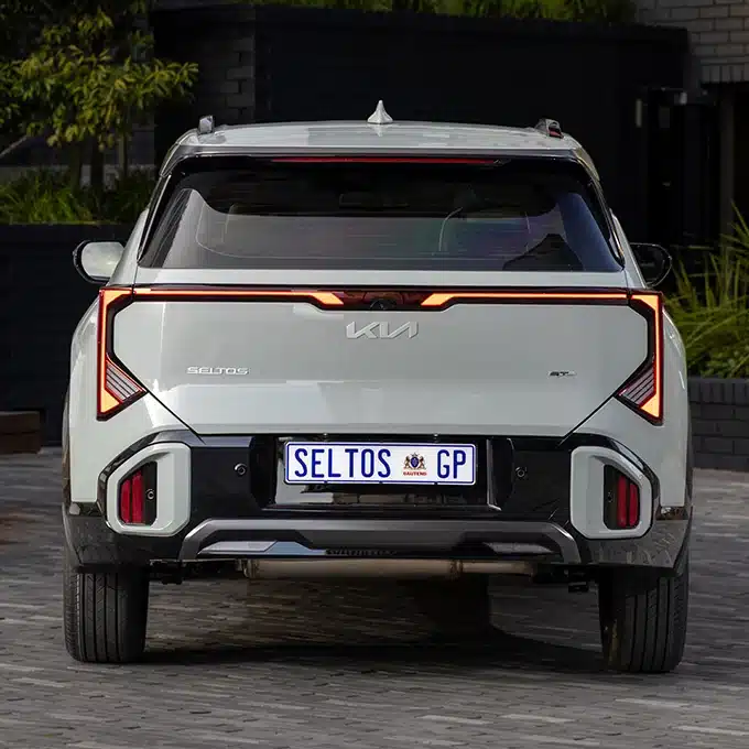 Rear design and lighting of the Kia Seltos
