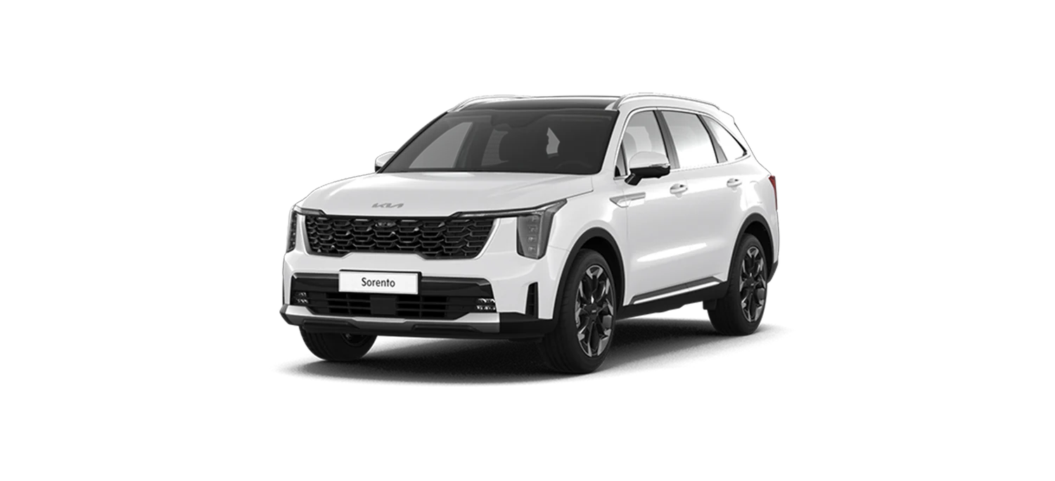 Kia Sorento in Metalic Snow White Pearl