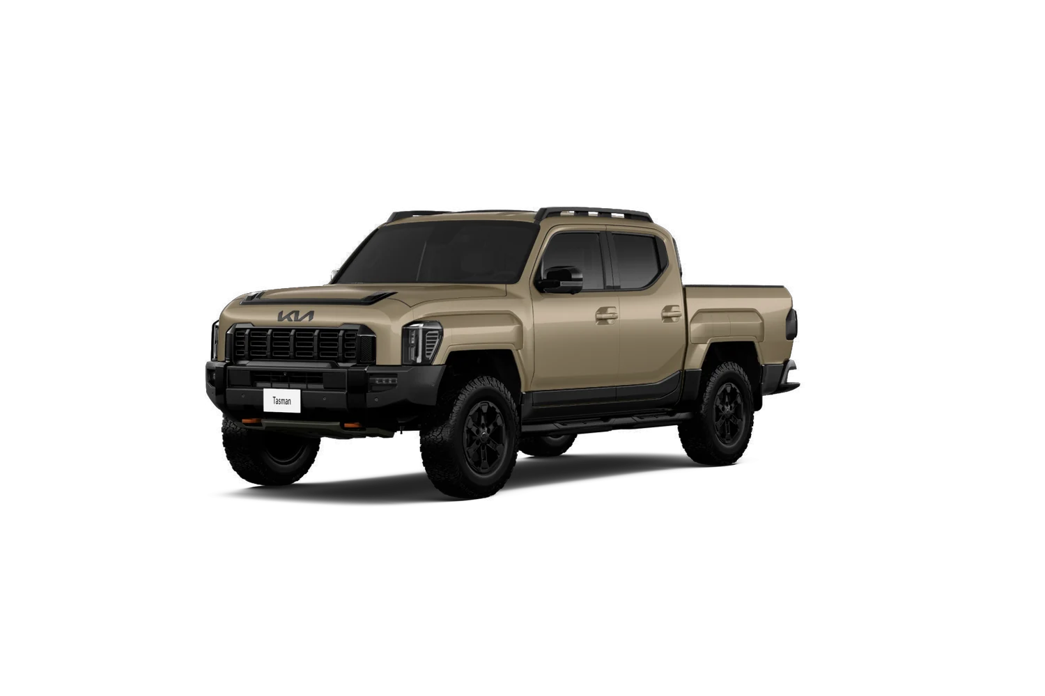 Kia Tasman in Tan-Beige - Colour Coded Fenders